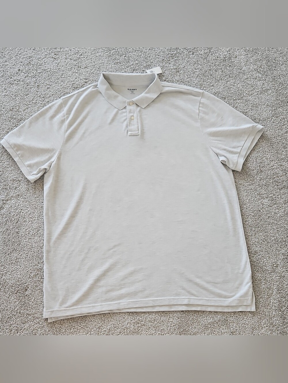 Old Navy Men’s Pale Gray Polo Shirt